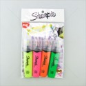 Sharpie ปากกาเน้นข้อความ Clear View TK ชุด 4 สี <1/1>